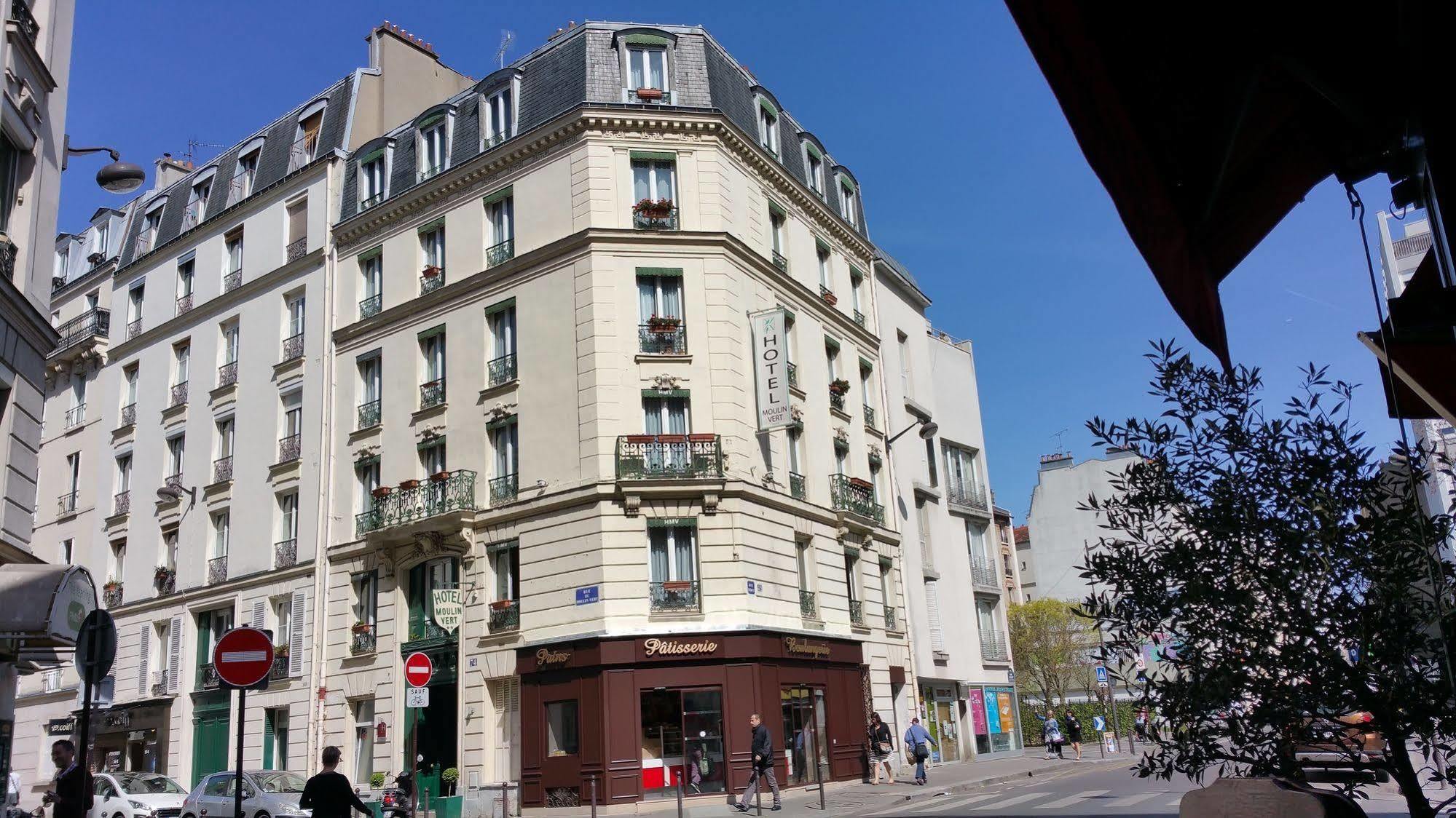 Hotel Moulin Vert Париж Экстерьер фото