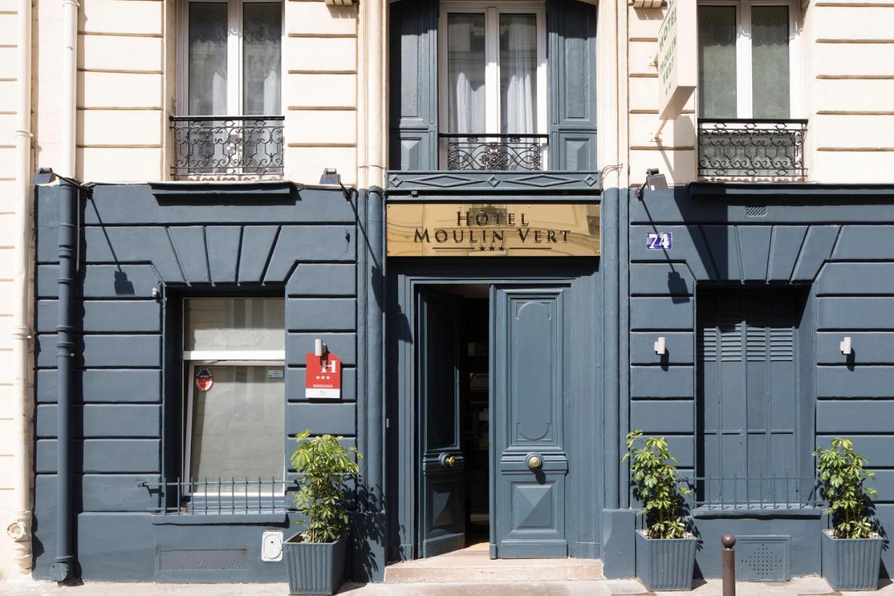 Hotel Moulin Vert Париж Экстерьер фото